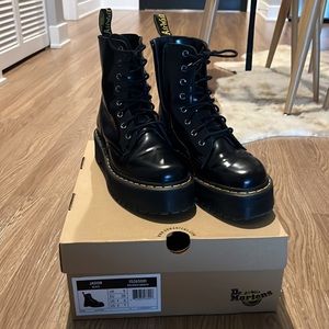 Dr. Martens Jaden Boot size 38 (EU), worn once!! Comes in original box!